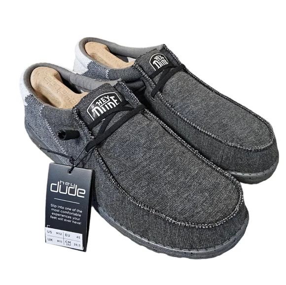 Hey Dude Wally Stitch Harlequin Mens Slip-On Shoes NEW - Picture 1 of 6